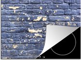 KitchenYeah® Inductie beschermer 65x52 cm - Muur - Verf - Baksteen - Kookplaataccessoires - Afdekplaat voor kookplaat - Inductiebeschermer - Inductiemat - Inductieplaat mat