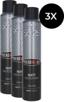 Schwarzkopf Got2B Phenomenal Matte Finish Hairspray - 3 x 200 ml