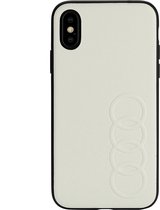 Wit hoesje Audi TT Serie iPhone Xs Max - Backcover