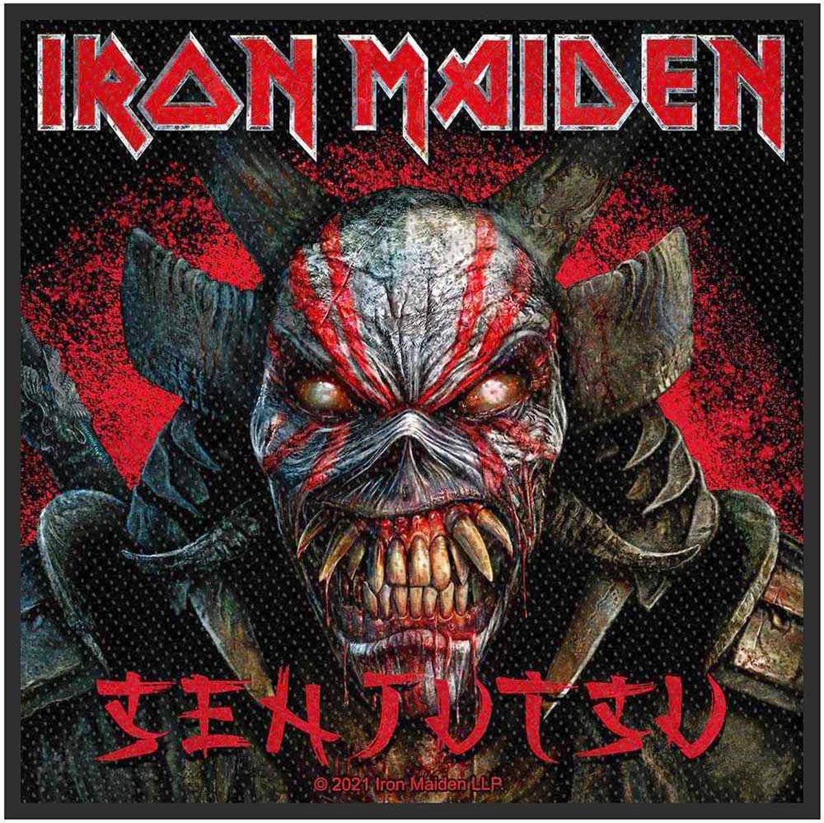 Iron Maiden - Senjutsu Back Cover Patch - Multicolours