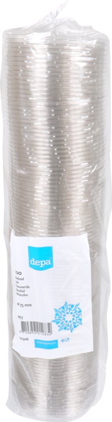 Depa Deksels - 100 stuks diameter 75 mm