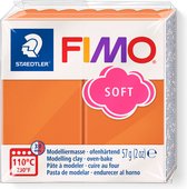 FIMO soft 8020 - ovenhardende boetseerklei - standaard blokje 57g - cognac