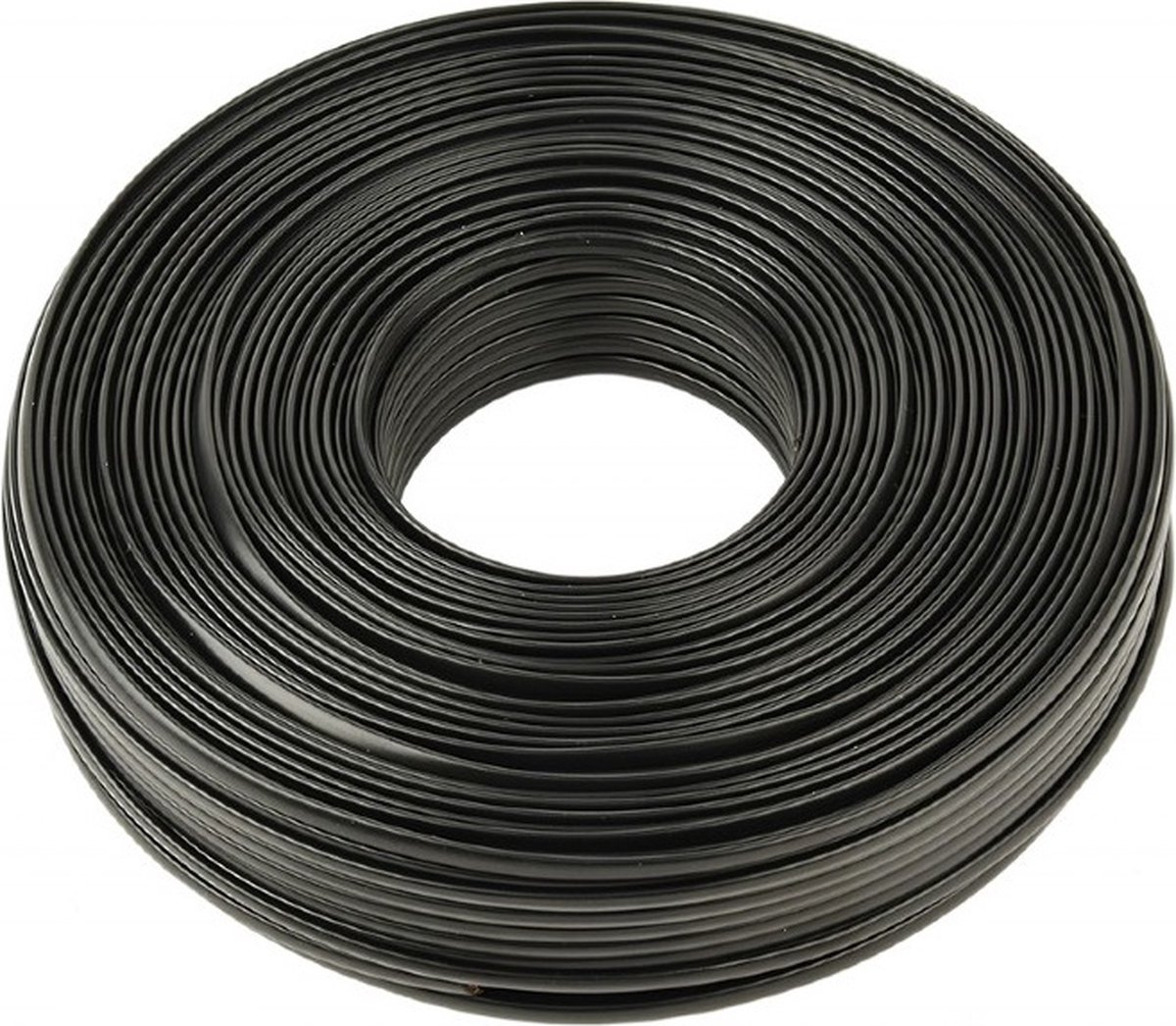 Telefoonkabel 4-aderig op rol - CCS (AWG32) / zwart - 100 meter