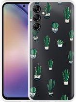 Cazy Hoesje geschikt voor Samsung Galaxy A34 Green Cactus