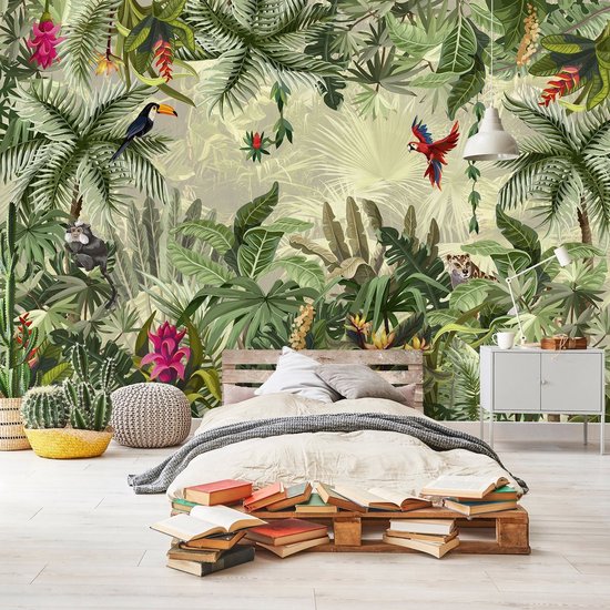 Palmboom Behang Thibaut - Luxury By Nature