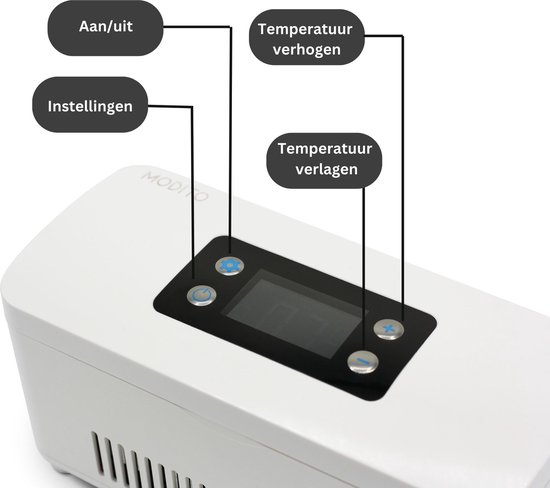Draagbare insuline koeler gekoelde doos LED-display