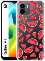 Cazy Hoesje geschikt voor Xiaomi Redmi A1 / Redmi A2 Watermeloen