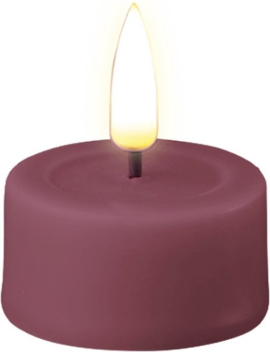Deluxe HomeartDeluxe Homeart Led Kaars Magenta Real Flame Tealight 4,1 x 1,5 cm