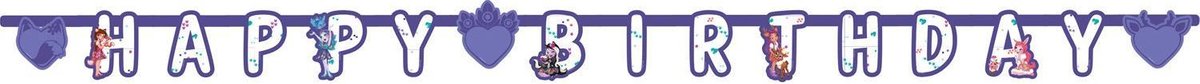 Letter Banner Enchantimals 210 x 13cm