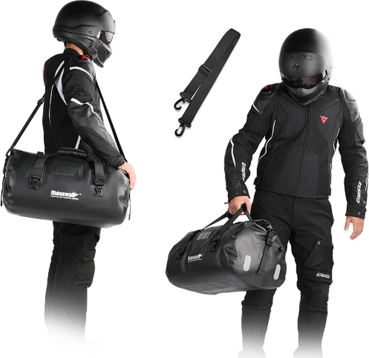 Sac de Siège Arrière de Moto Sac de Moto de Grande Capacité 45L