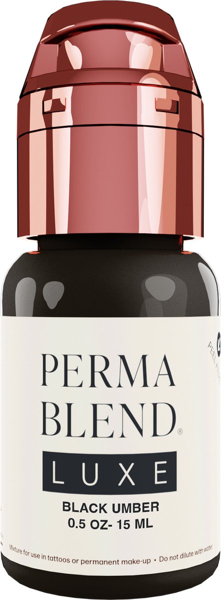 Perma Blend Luxe Black Umber - 15 ml - PMU inkt eyeliner - TATTOO ink eyes