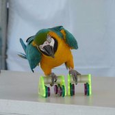Zoo-max Roller skates - Rolschaatsen papegaai - papegaai speelgoed - papegaaien speelgoed -