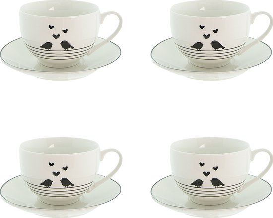 S Choice – Emerald Studio Luxe Kop en Schotel Set – Porselein