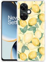 Cazy Hoesje geschikt voor OnePlus Nord CE 3 Lite 5G Lemons