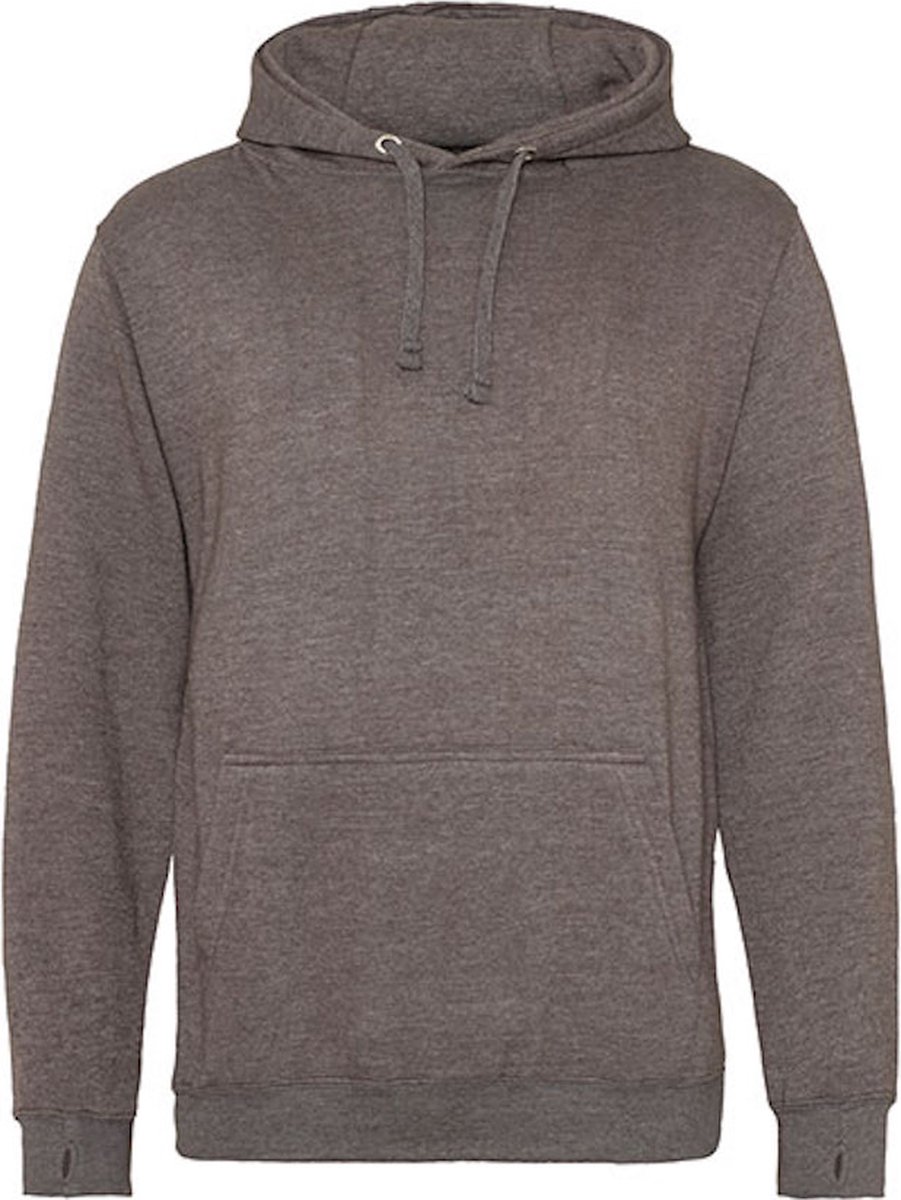 Just Hoods Street Hoodie JH020 - Charcoal (Heather) - XXL
