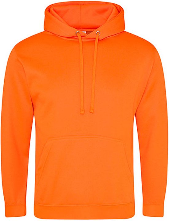 Sweat à capuche unisexe végétalien ' Electric' avec capuche Orange - S