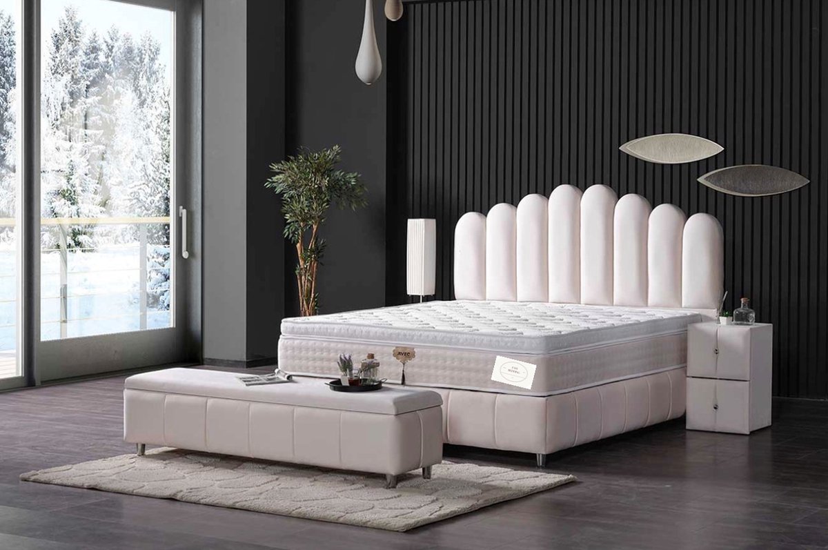 2 Persoons Opberg Boxspring Loft 160x200