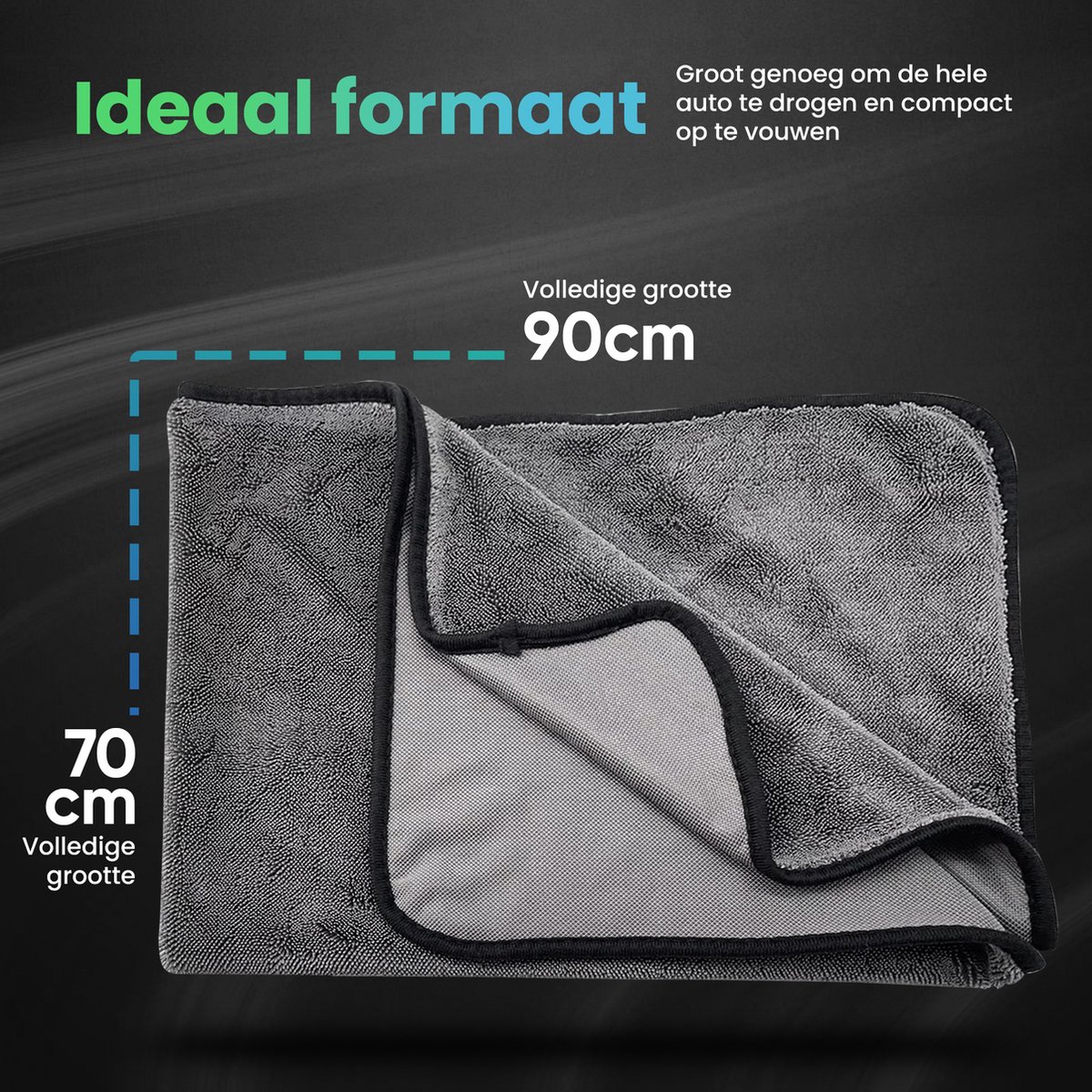 Ivality Auto Droogdoek XXL 80x50 cm – 1400 GSM Ultra-Absorberende Microvezeldoekje voor Auto- en Motorverzorging, Pluisvrij en Lakvriendelijk Twisted Droogdoek Microvezel Ivality Auto Droogdoek XXL 80x50 cm – 1400 GSM Ultra-Absorberende Microvezeldoekje voor Auto- en Motorverzorging, Pluisvrij en Lakvriendelijk Twisted Droogdoek Microvezel