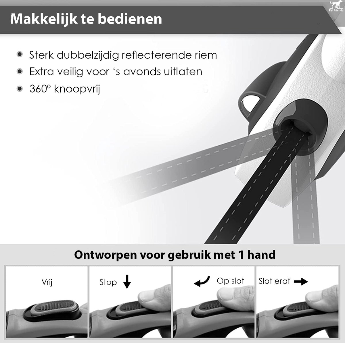 Flexi, Giant Plus 8m intrekbare hondenriem, sterke en robuuste honden tot 25 kg, verhoogde zichtbaarheid neonkleurige riem, robuust en ergonomisch remsysteem, Made in Germany - M - 8m - 25kg