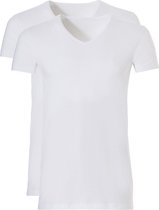 Basics v-shirt /s voor Heren | Maat S