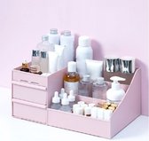 Boîte de rangement de Maquillage Rose - Boîte de maquillage - Organisateur de maquillage - Boîte à Bijoux - Boîte de rangement cosmétique