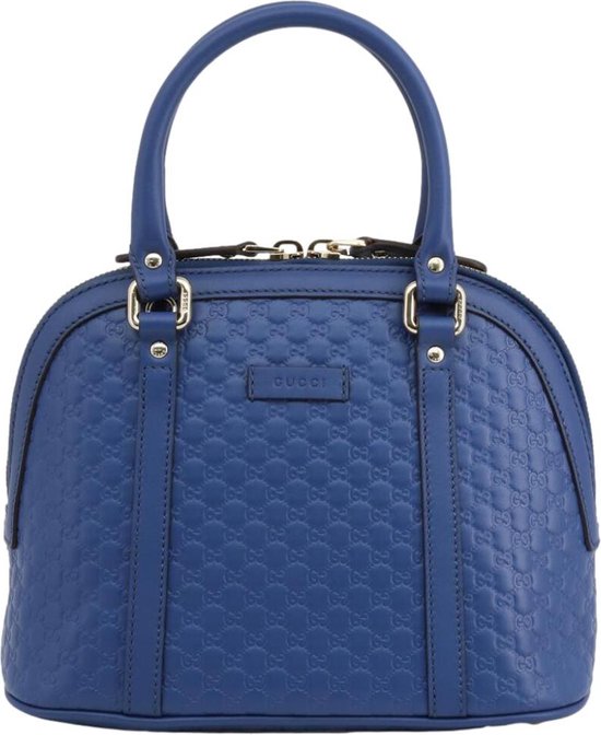 verhaal vinger dwaas Gucci Handtas Blauw - 449654_BMJ1G | bol.com