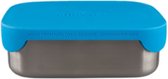 Rubytec Superhero Lunchbox - Broodtrommel - Vaatwasserbestendig - Inclusief verdeler - Hermetische sluiting - 17.3 x 13.3 x 6.2 cm - Stainless Steel - 0,8 L - Blauw