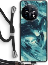 Case Company® - Hoesje met koord geschikt voor OnePlus 11 hoesje met Koord - Dreaming About Whales - Telefoonhoesje met Zwart Koord - Bescherming aan alle Kanten en Over de Schermrand
