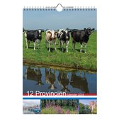 Maand kalender - 2024 - 12 provinciën - 23,5x33,5cm