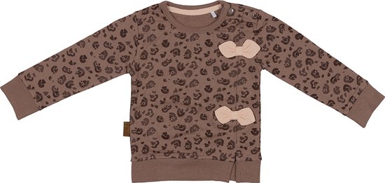 Frogs and Dogs - Meisjes sweater - Taupe - Maat 86