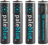 Pale Blue Earth - Piles rechargeables AAA USB-C (4x) - Lithium - charge plus légère, plus rapide, plus puissante, durable