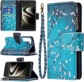 Fonu Geschikt Voor Samsung Galaxy S22 Wallet Hoesje - Japanse Sierkers