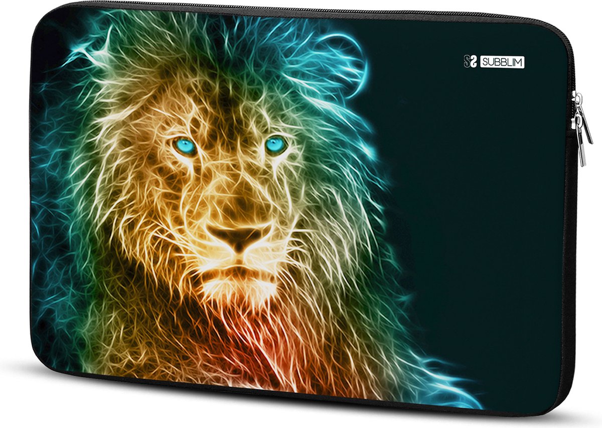 Laptop Cover Subblim Lion Multicolour