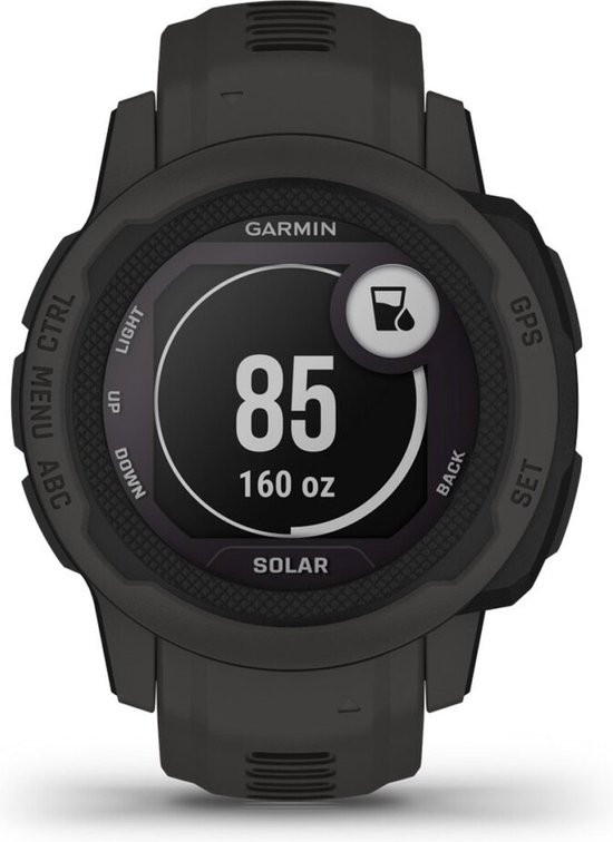 Garmin Instinct 2S Solar - Sporthorloge met GPS - Smartwatch voor heren - Zon Oplaadbaar - 40mm - Graphite