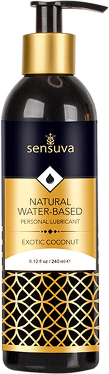 Goedkoopste Sensuva - Natural Waterbasis Glijmiddel Exotische Kokosnoot 240 ml