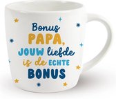 Bonus Papa Leuke Mug ,Cadeautip Vaderdag