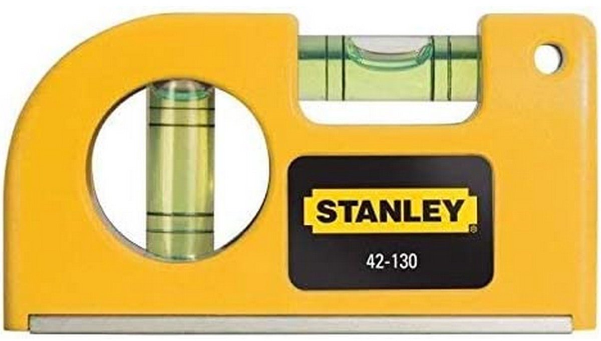 0-42-130 Pocket Spirit Level Magnetic - Waterpas - 8,7cm van STANLEY — cadeau in Tuin & Klussen - foto 6