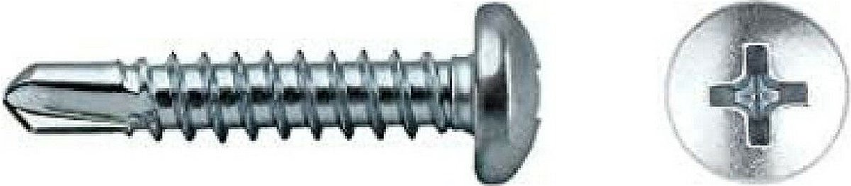 Zelftappende schroef CELO 16 mm Ø 4,8 mm 4,8 x 16 mm Verzinken (250 Stuks)