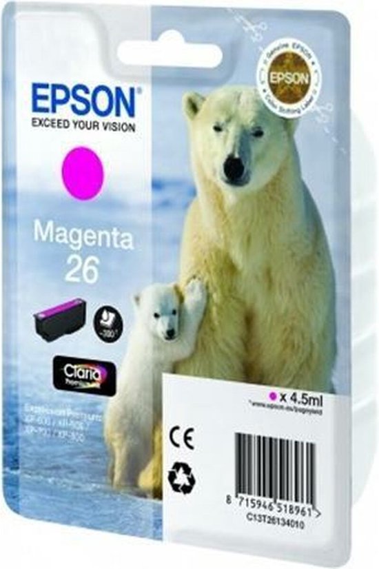 Epson 26 (T2613) - Inktcartridge / Magenta