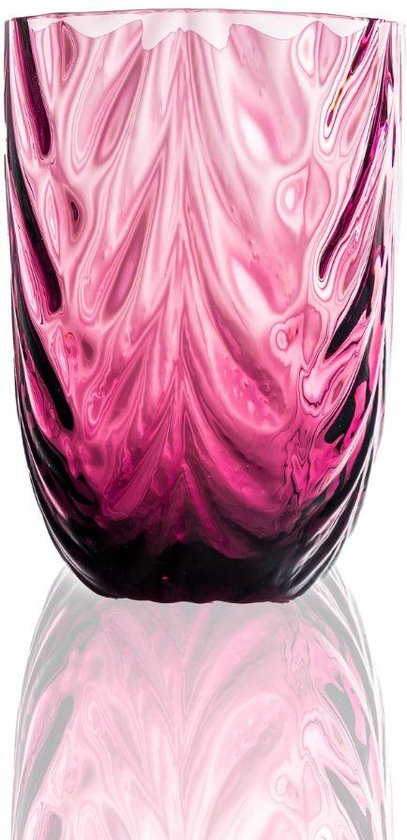 Excelsa Leaf Set 6 glazen water, glas, groen
