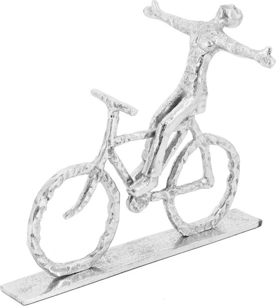 Décoration image vélo argent - argent - figurine vélo - Kolony