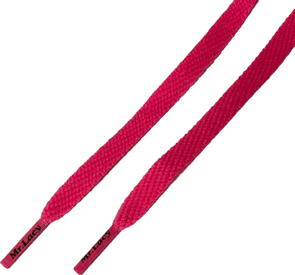 Mr. Lacy - Schoenveters - Veters - Sneakerveters - Smallies - Plat - Neon Roze - Lengte 90 cm