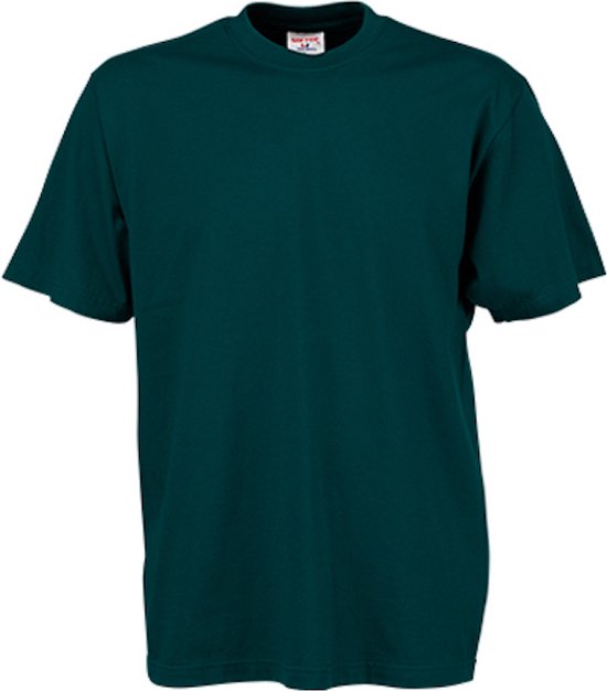 Men´s Sof T-shirt met korte mouwen Dark Green - XL