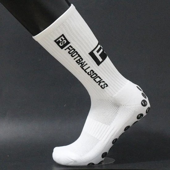 Footballsocks® Gripsokken - Gripsokken Voetbal - Grip Socks - One Size - Anti Slip - Gripsokken Wit - Footballsocks