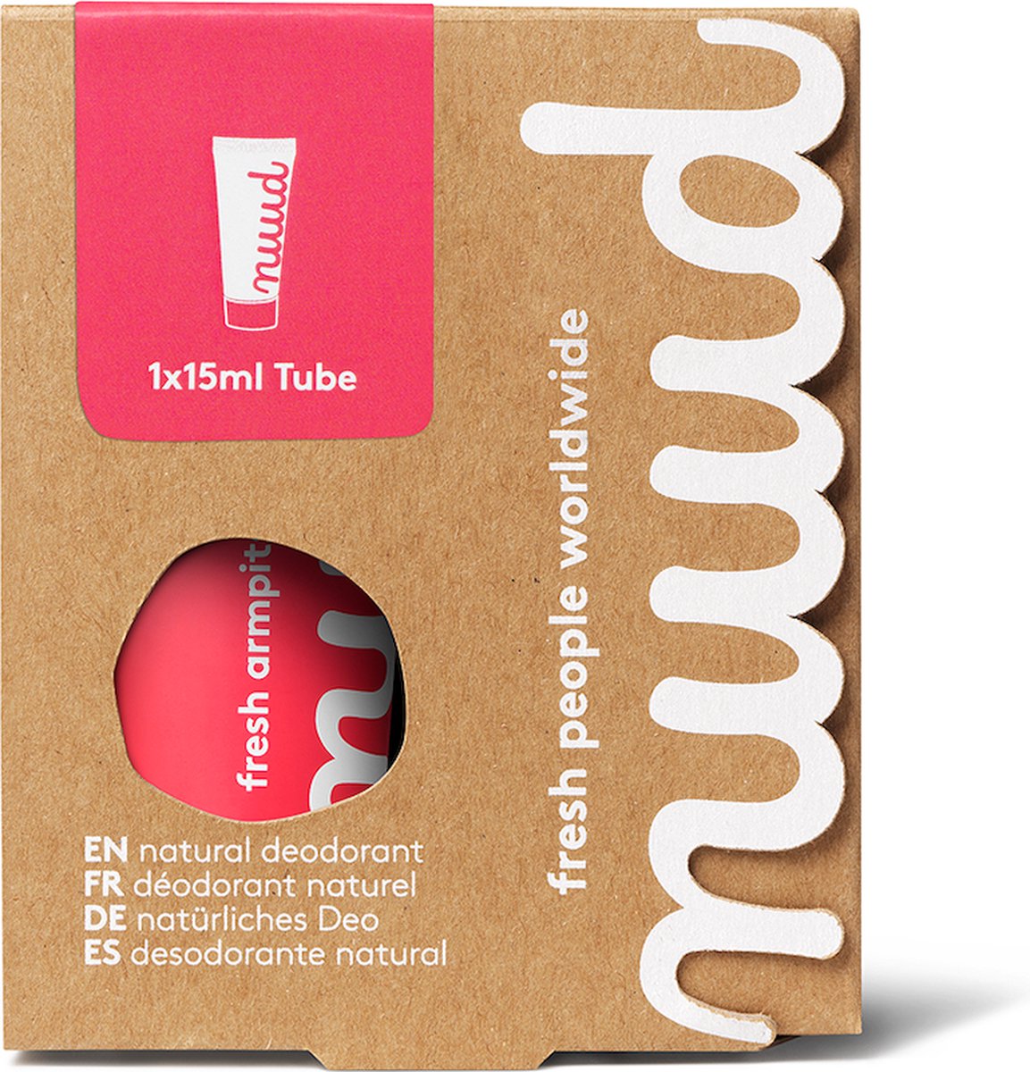 Goedkoopste nuud - Starter Pack - de natuurlijke effectieve anti-odorant - 15 ml red