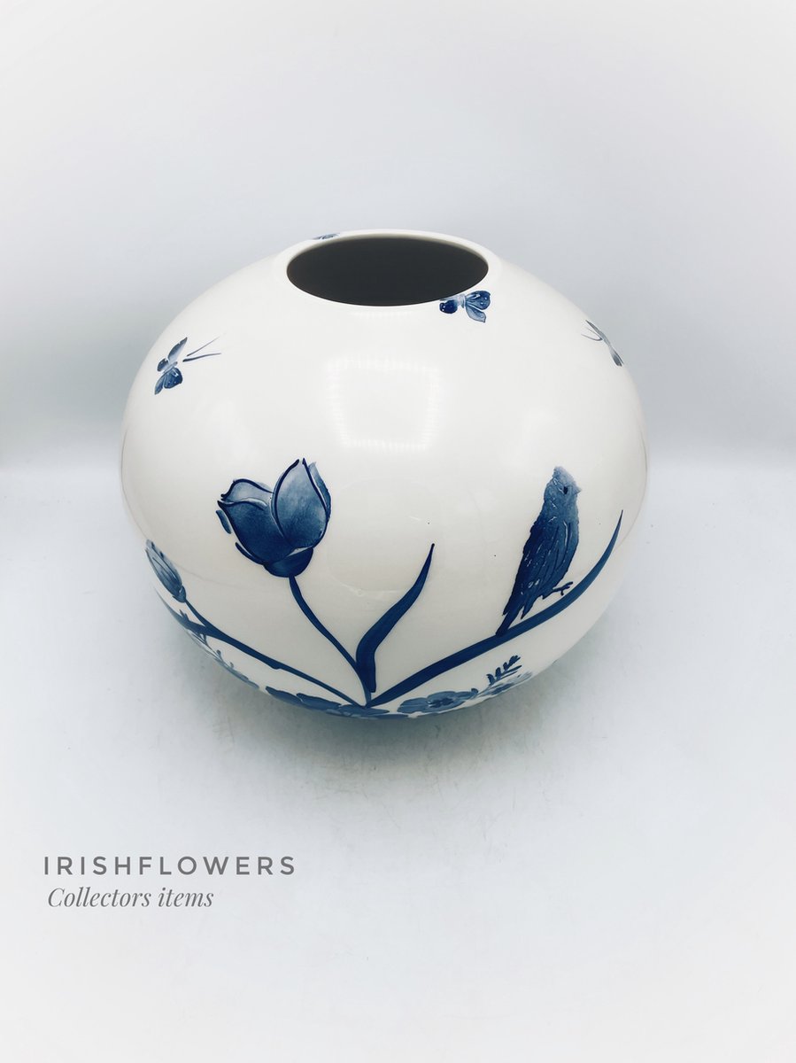 Vaas - Decoratie - Villa Pottery - Woondecoratie - Keramiek - Handmade - Garden Blue 3_2