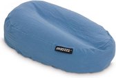 Housse pour coussin d'allaitement Snoozzz Relax - transforme votre coussin d'allaitement en nid d'ange - 100% coton - bleu jean