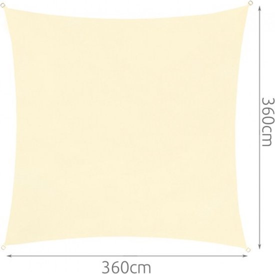 Waterdichte - Rechthoekige - RVS - 3 x 4 meter - Zonneschermen