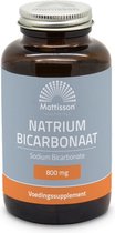 Mattisson - Natriumbicarbonaat Capsules 800mg - Zuiveringszout / Baking Soda - Vegan Voedingssupplement - 120 Capsules