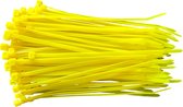 Attache-câbles 200 mm x 4,8 mm jaune fluo. 100 pièces + stylo Kortpack (099.2083)